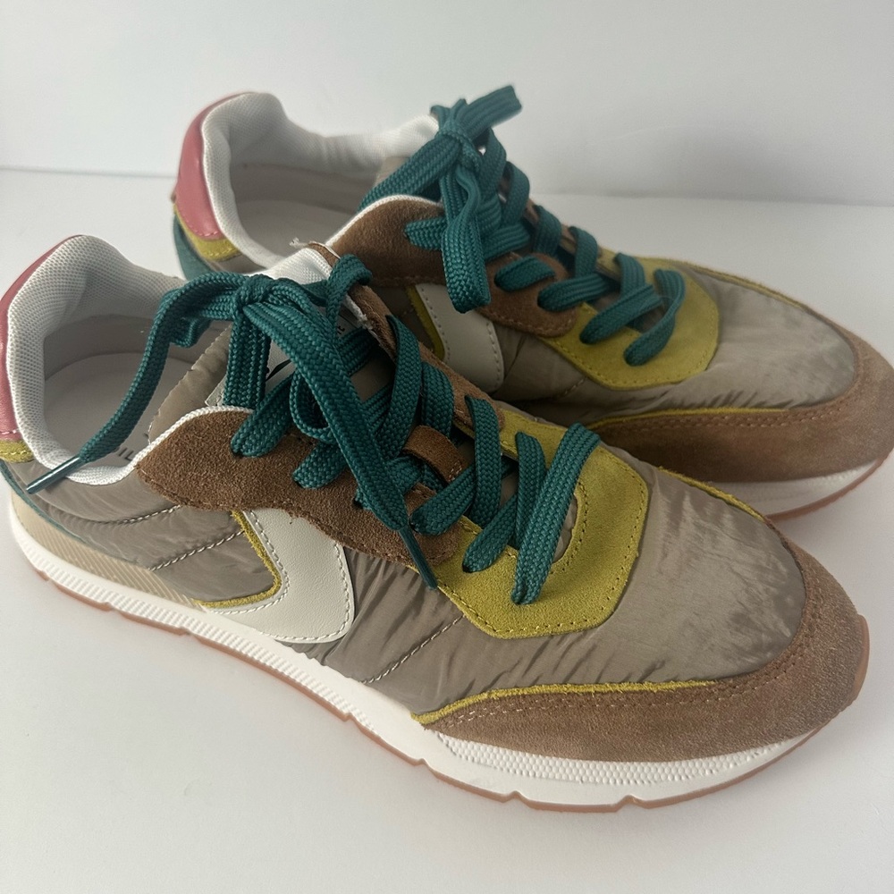 Voile Blanche STORM Teal and Brown Athletic Shoes sz 8 NEW